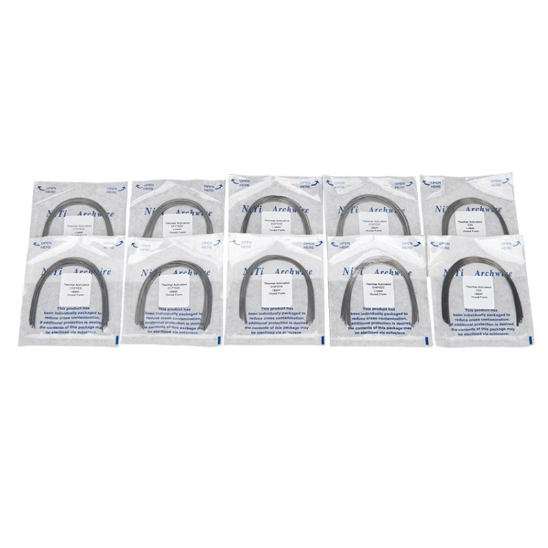 Dental Consumable Teeth Orthodontic Material Niti Arch Wires